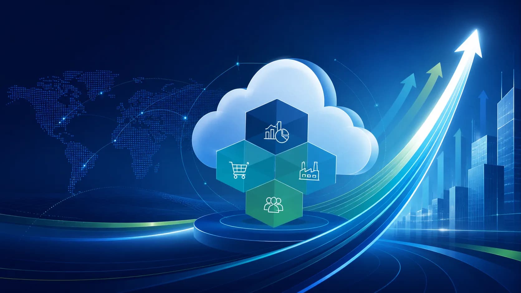 GROW with SAP cloud ERP growth illustration